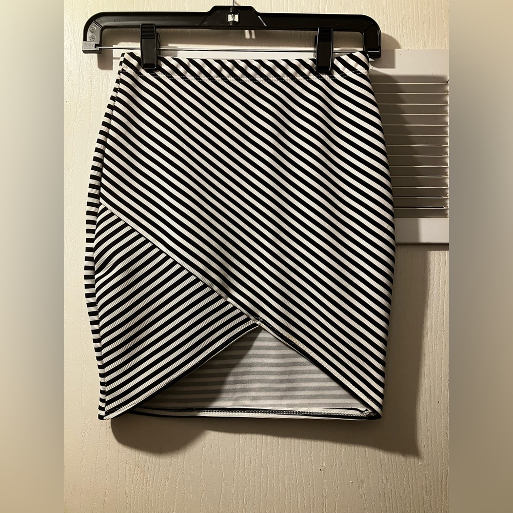 Black and white skirt